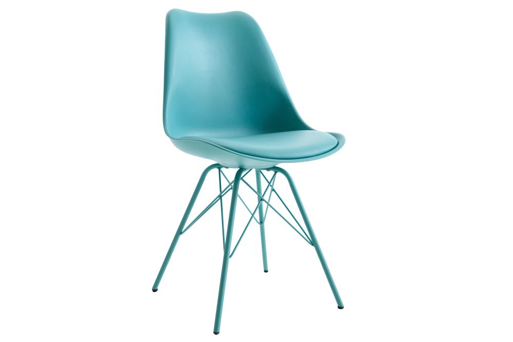 Retro Stuhl SCANDINAVIA MEISTERSTÜCK türkis