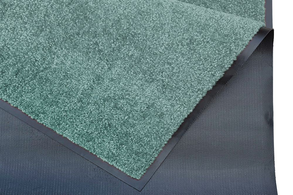 Pflegeleichte Fußmatte CLEAN 60x40cm salbei-grün Fußabtreter waschbar