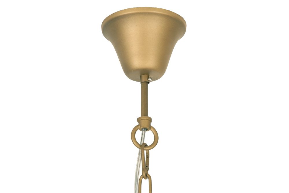 Elegante Hängeleuchte SUNLIGHT 50cm matt gold Hängelampe
