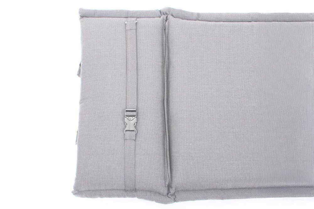 Outdoor Kissen ROG 45x186cm taupe Sitzkissen Polster-Auflage für Deckchair