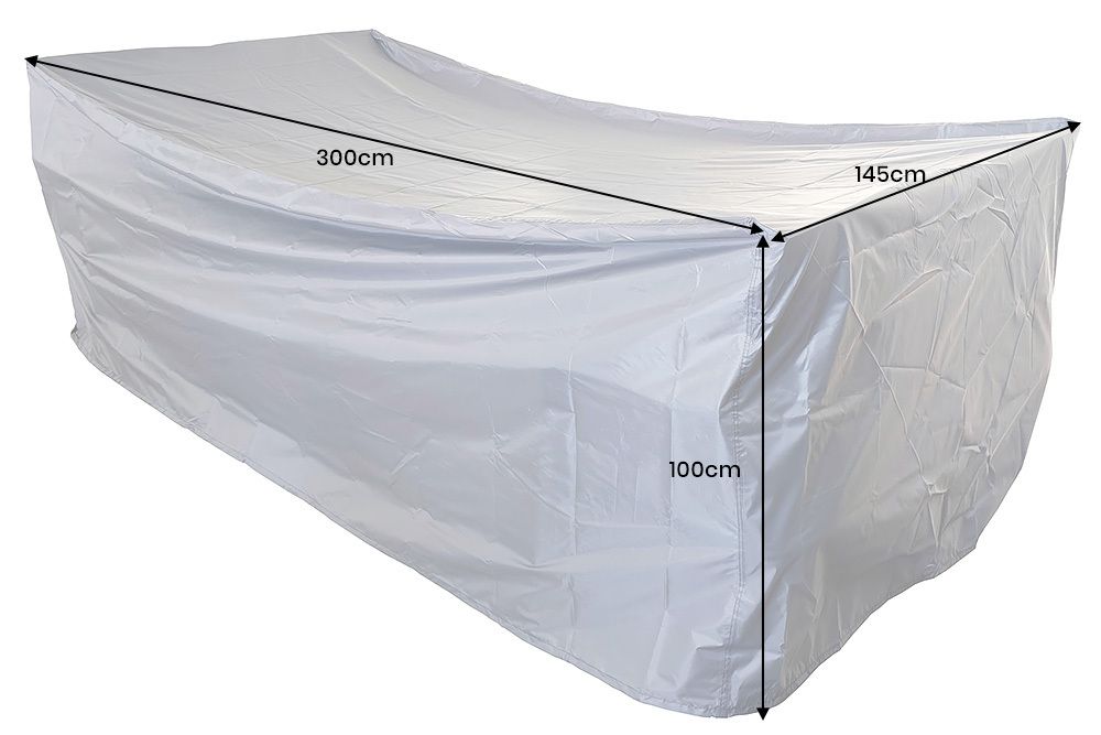 Rechteckige Schutzhaube PRESTIGE PROTECT 300cm anthrazit Abdeckung wetterfest