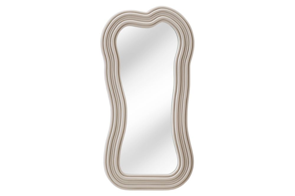 Design Wandspiegel ALICE II 100cm pastell greige