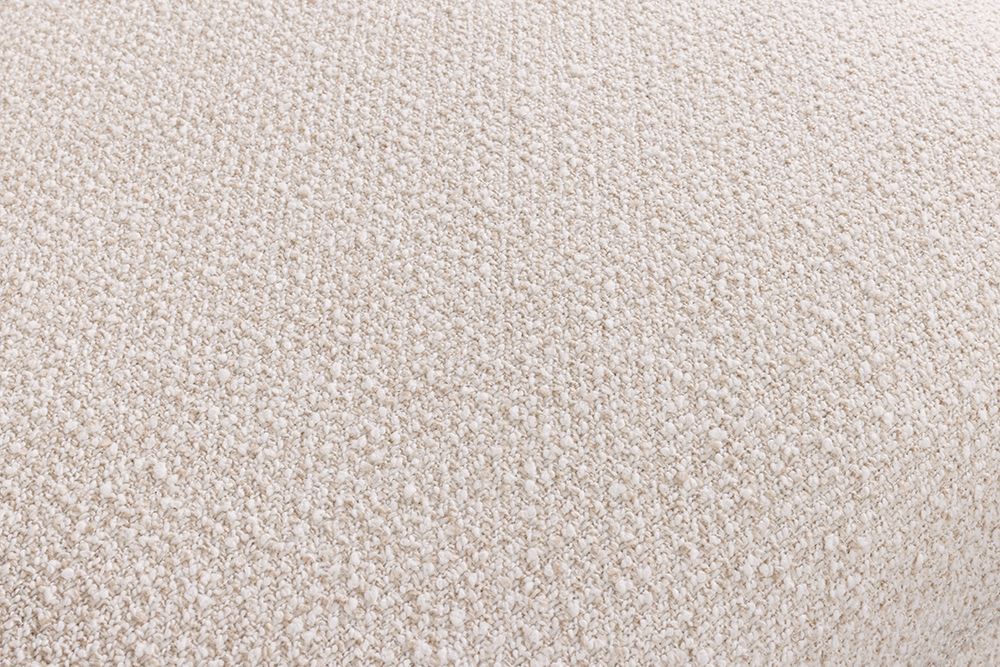 4-Sitzer Sofa SIXTH SENSE 245cm beige Bouclé-Strickstoff mit Nosagfederung und Daunenfedern