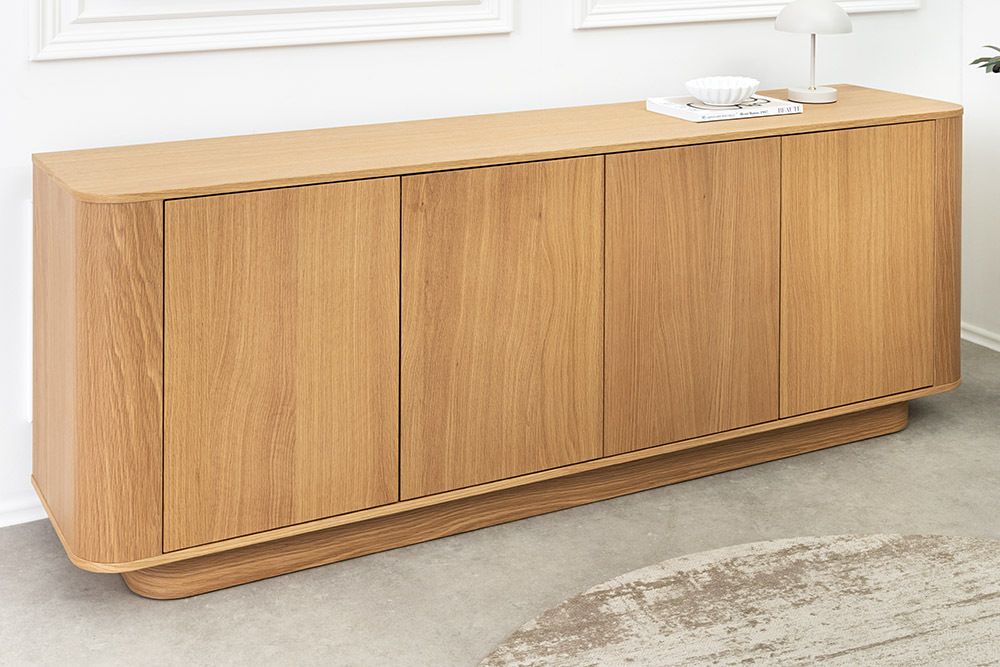 Modernes Sideboard VALHALLA WOOD 180cm natur Eichenholz Kommode