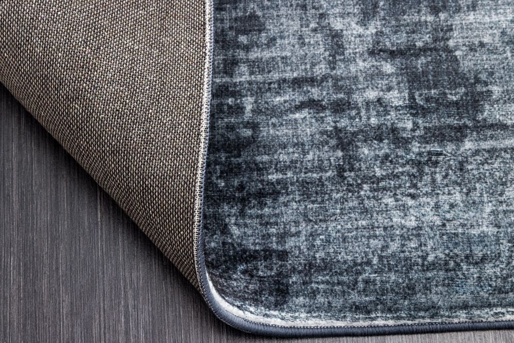 Moderner Teppich SOFT TOUCH 230x160cm grau Kurzflor Indoor-Teppich