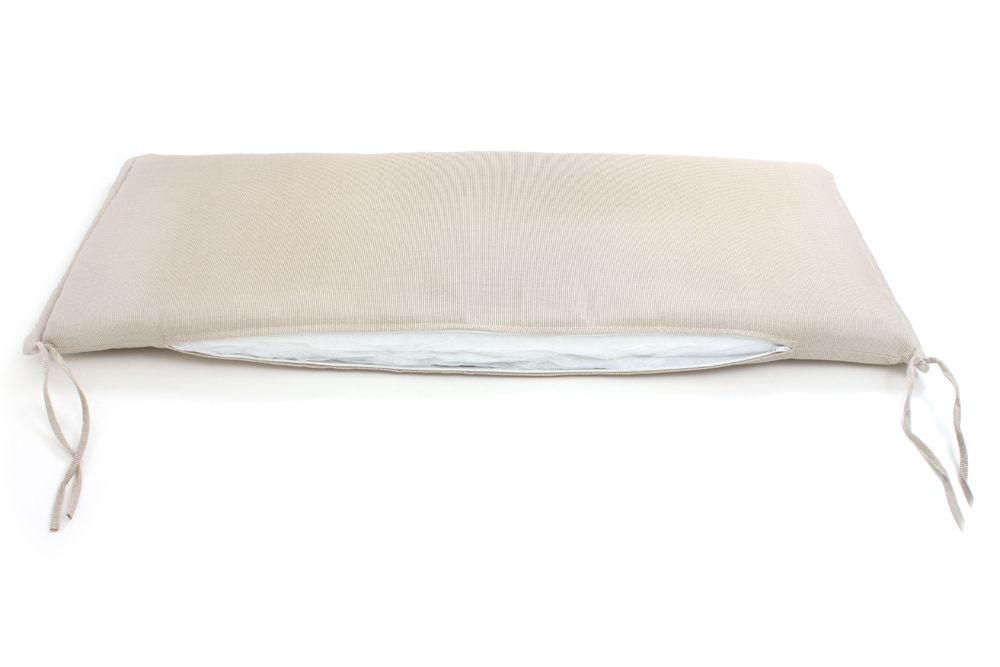 Outdoor Kissen ROG 45x110cm beige Sitzkissen Polster-Auflage für 2-Sitzer Bank