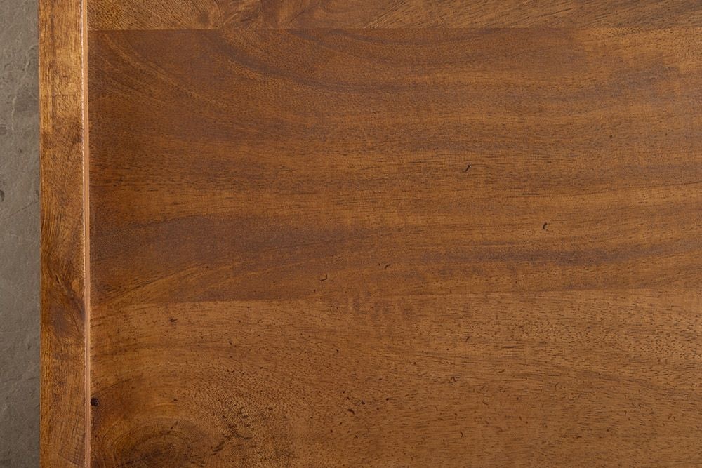 Massives Tablett MAKASSAR 50cm braun Mangoholz honey finish handmade
