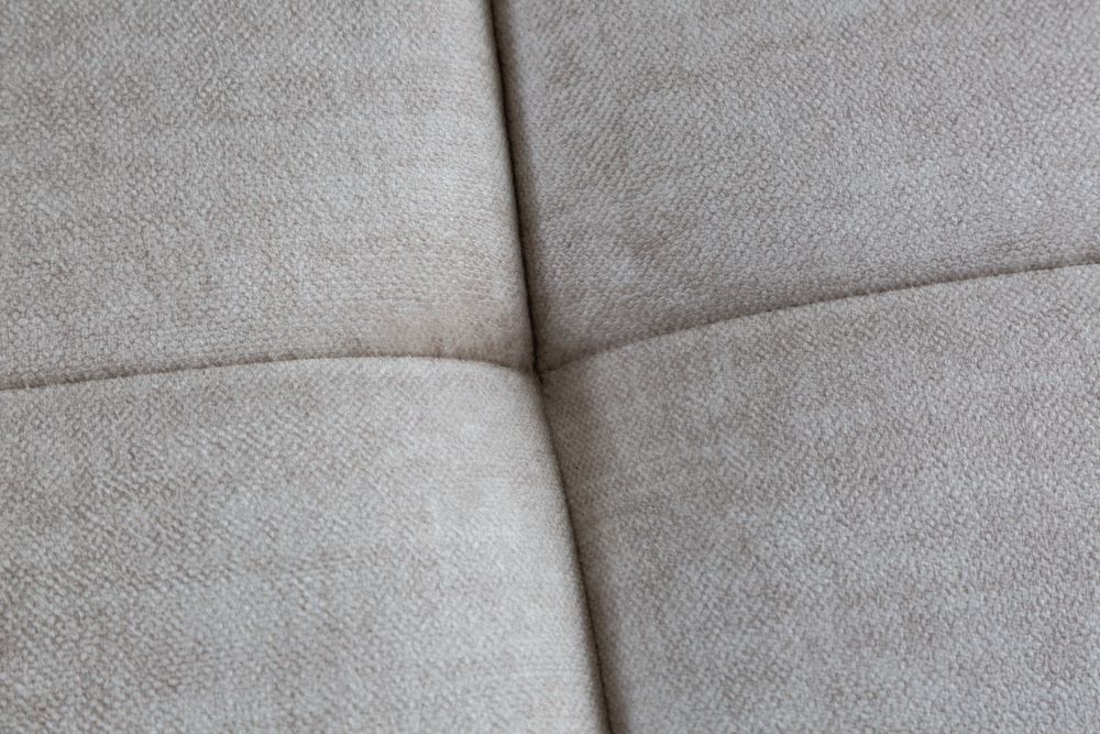 Big Sofa ELEGANCIA 285cm champagner beige Vogue Velours Samt inkl. Kissen Federkern