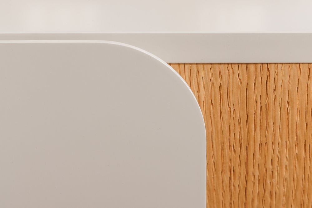TV-Lowboard COSMO 180cm kaschmir beige Eiche Soft Close Stauraum