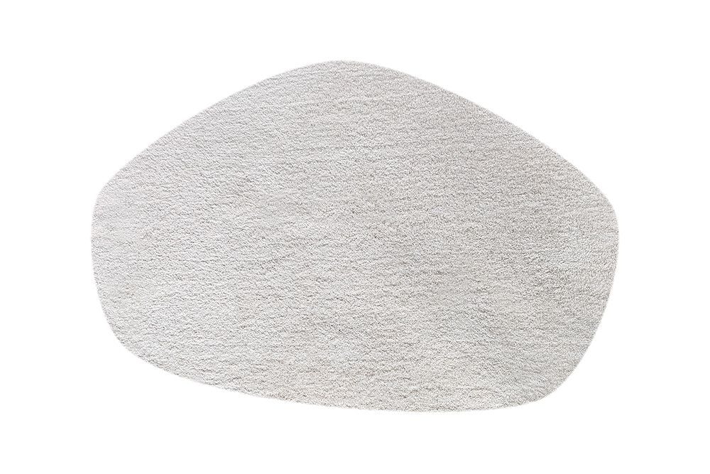 Design Teppich ORGANIC 230x160cm creme Hochflor Indoor-Teppich organische Form