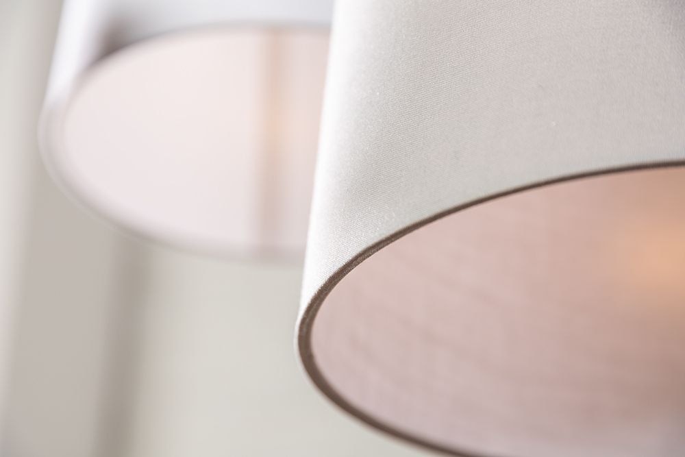 Design Hängelampe LEVELS 115cm Treibholz schwarz grau mit 5 Leuchten