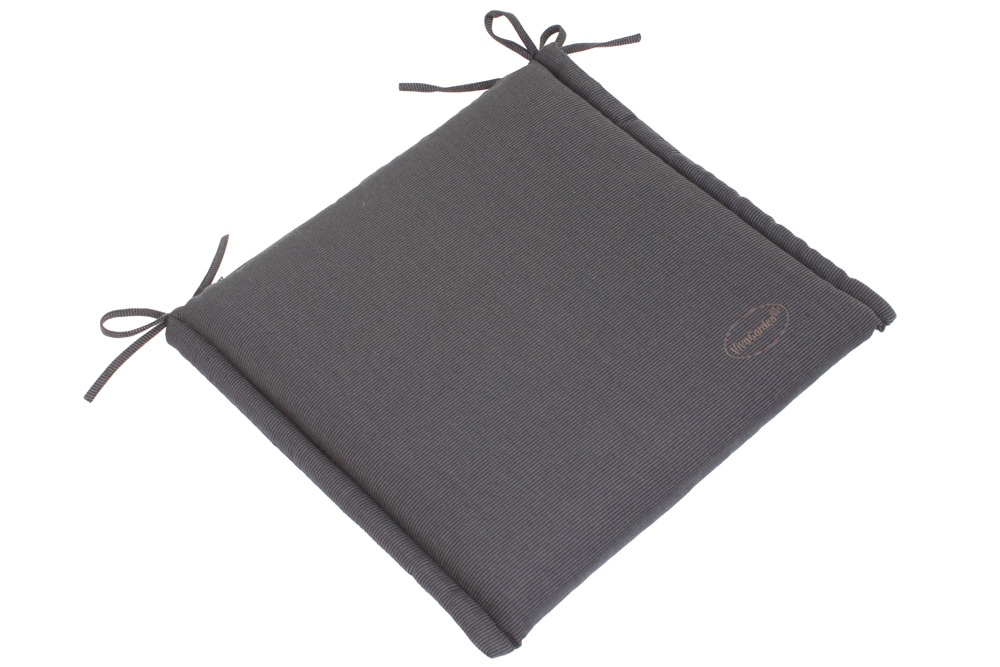 Outdoor Kissen ROG 46x48cm anthrazit Sitzkissen Polster-Auflage für Gartenstuhl Outdoor Kissen ROG 46x48cm anthrazit Sitzkissen Polster-Auflage für Gartenstuhl