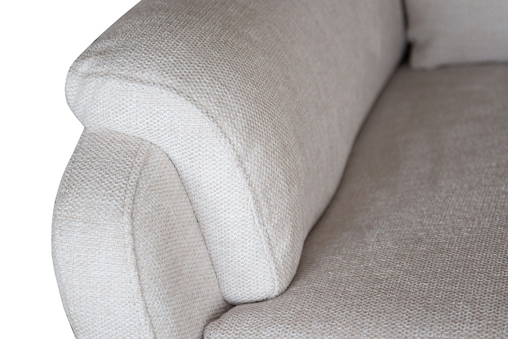 Exklusiver 1er Kinosessel HOLLYWOOD beige Strukturstoff elektrische Liegeposition