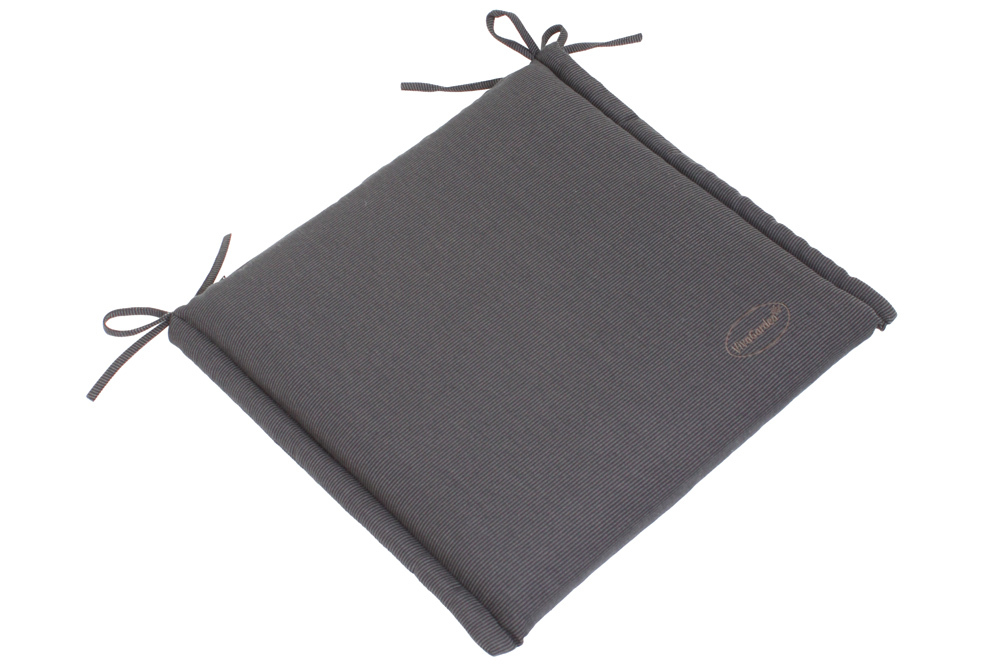 Outdoor Kissen ROG 40x42cm anthrazit Sitzkissen Polster-Auflage für Gartenstuhl Outdoor Kissen ROG 40x42cm anthrazit Sitzkissen Polster-Auflage für Gartenstuhl