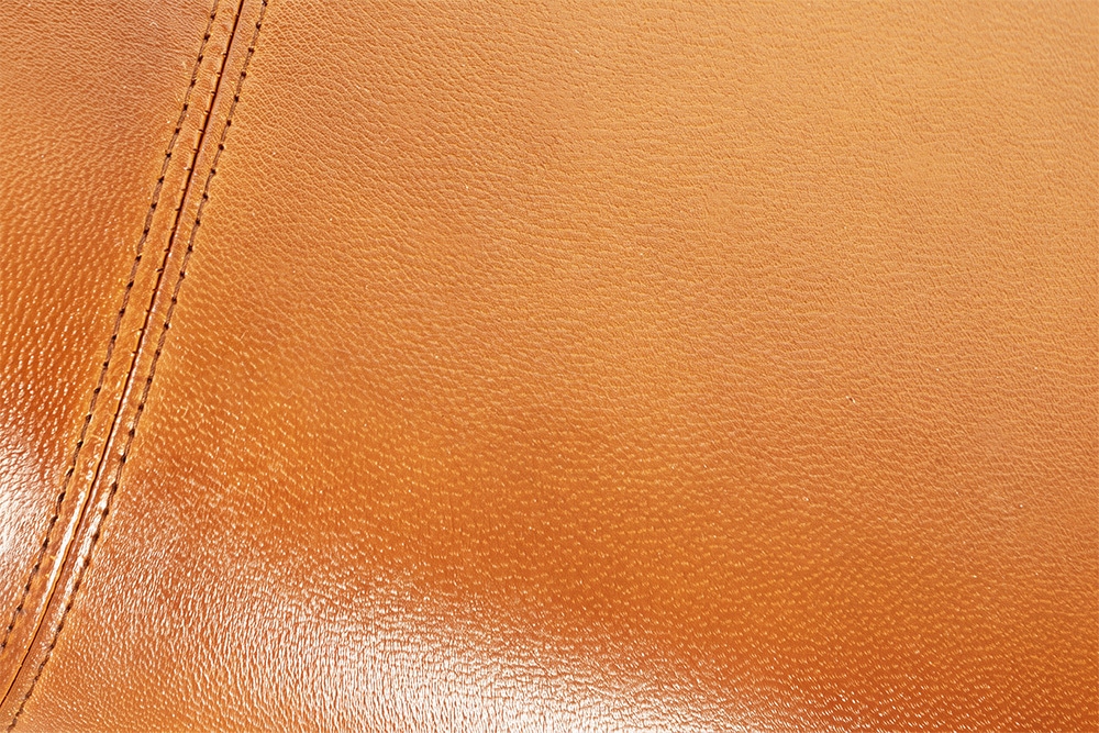 Design Sitzbank TURNBOCK 120cm cognac braun mit Echtleder-Bezug Sitzhocker