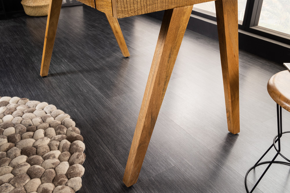 Massiver Sekretär MONSOON 120cm Mangoholz Schreibtisch