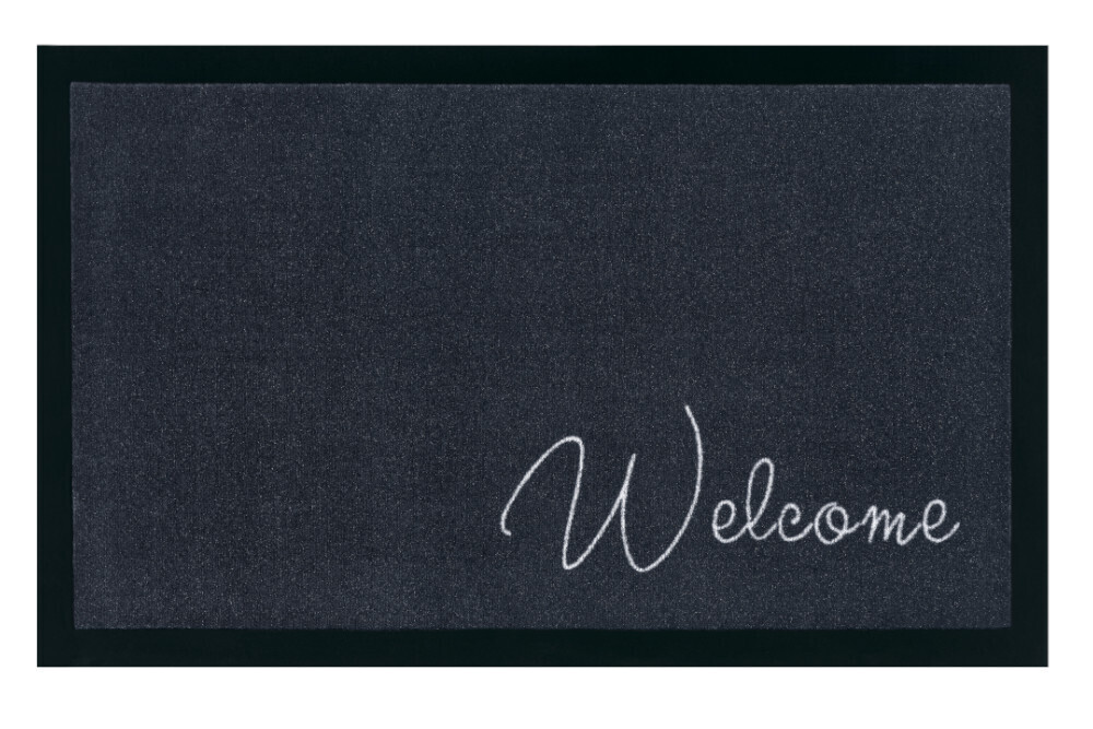 Strapazierfähige Fußmatte CLEAN WELCOME 75x45cm anthrazit Fußabtreter