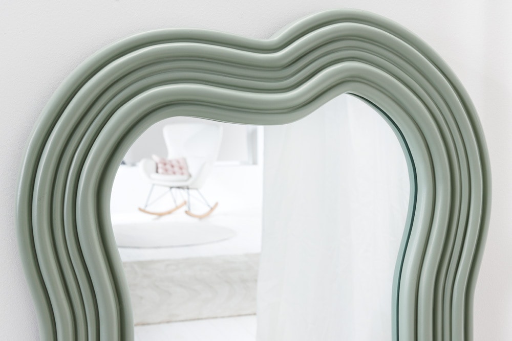 Design Wandspiegel ALICE II 100cm pastell salbeigrün