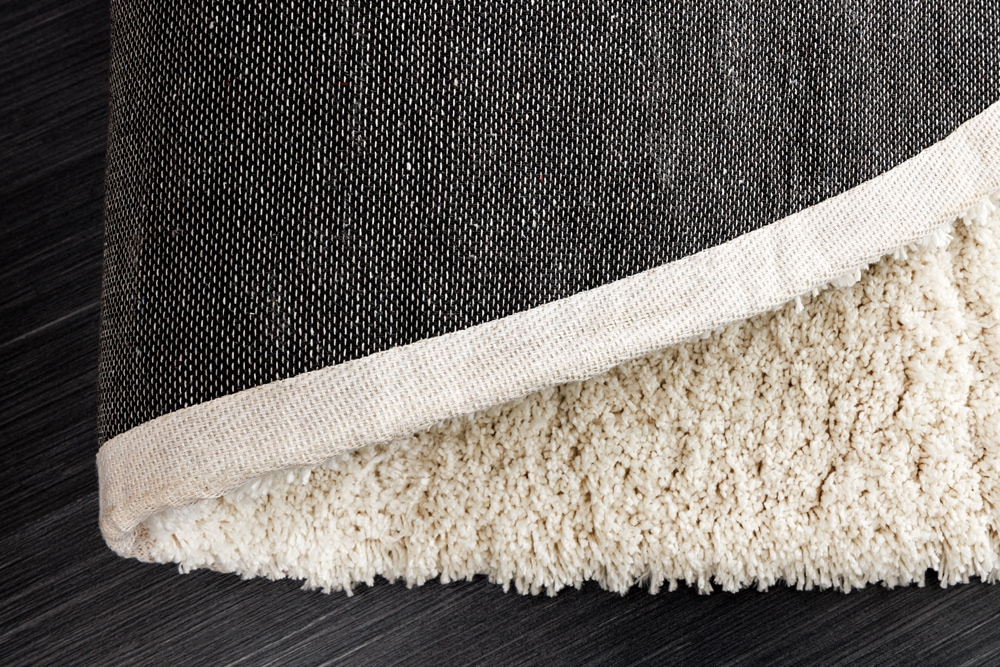 Design Teppich ORGANIC 180x120cm creme Hochflor Indoor-Teppich organische Form