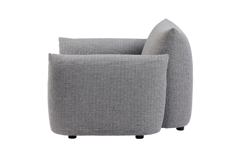 In- und Outdoor Gartensessel SEAHAWK anthrazit Aluminium Olefin 1-Sitzer Sofa wetterfest