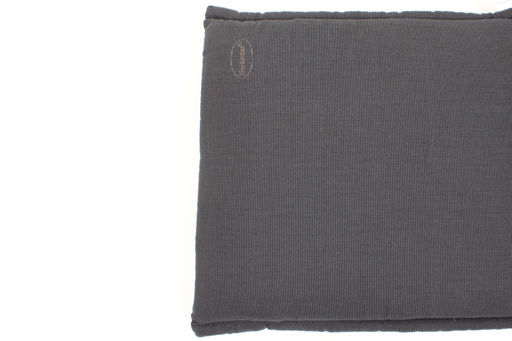 Outdoor Kissen ROG 46x97cm anthrazit Sitzkissen Polster-Auflage für Niedriglehner