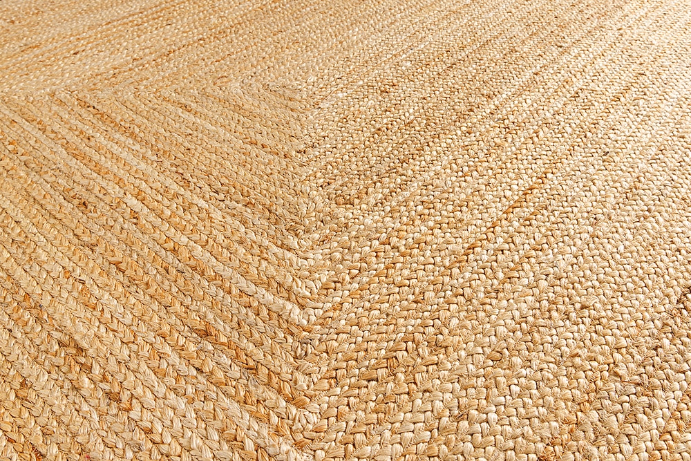 Flachgewebe Teppich PURE NATURE 230x160cm Jute handgewebt