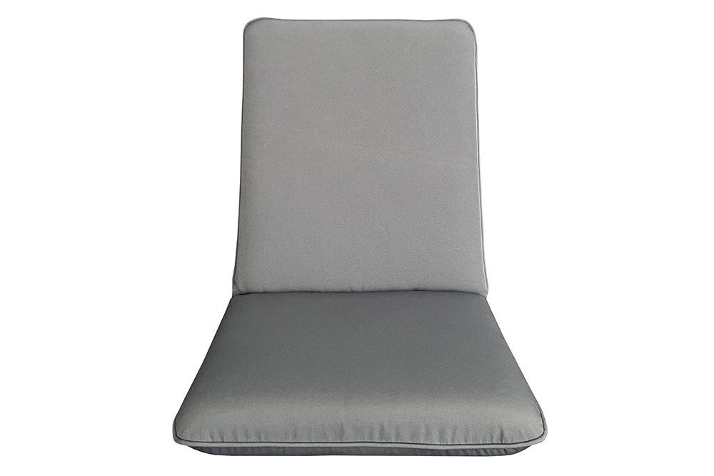 Outdoor Sitzkissen COMFORT LINE 50x100cm anthrazit für Niedriglehner-Stuhl Polsterauflage