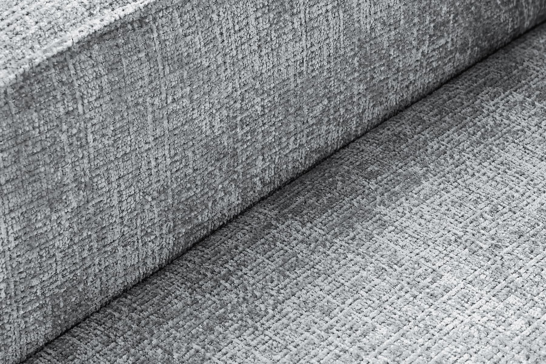 Design 3-Sitzer Sofa BOSSA NOVA 260cm grau Chenille XXL-Couch