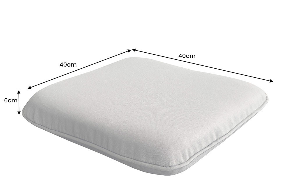 Outdoor Auflage COMFORT LINE 40x40cm beige Sitzkissen für Gartenstuhl