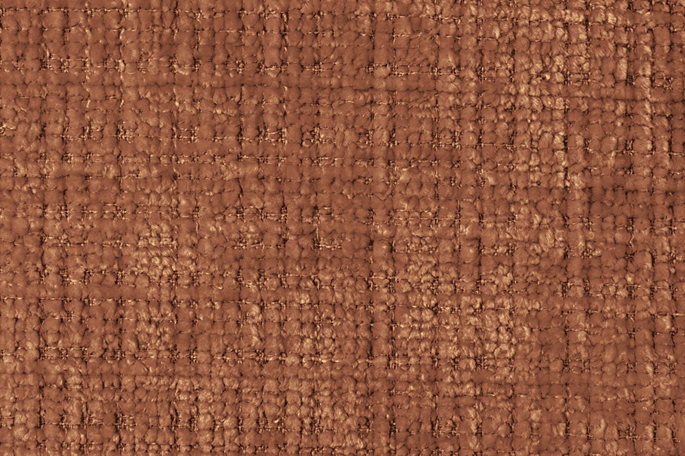Drehbarer Stuhl BIG GEORGE rost braun Chenille Cremona natur Buchenholz mit Armlehnen