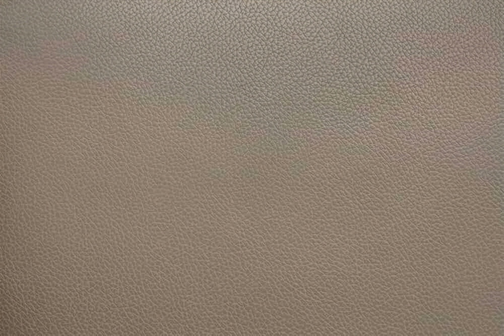 Design Hocker VOGUE 45cm taupe Kunstleder drehbar Metallbeine Fußhocker