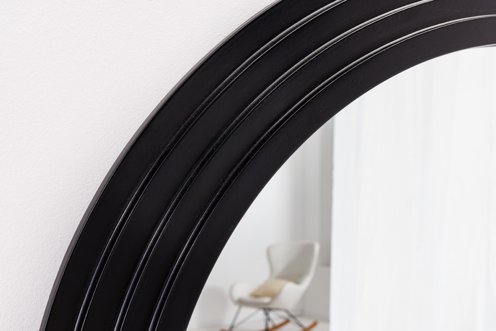 Design Wandspiegel ART DECO 160cm schwarz