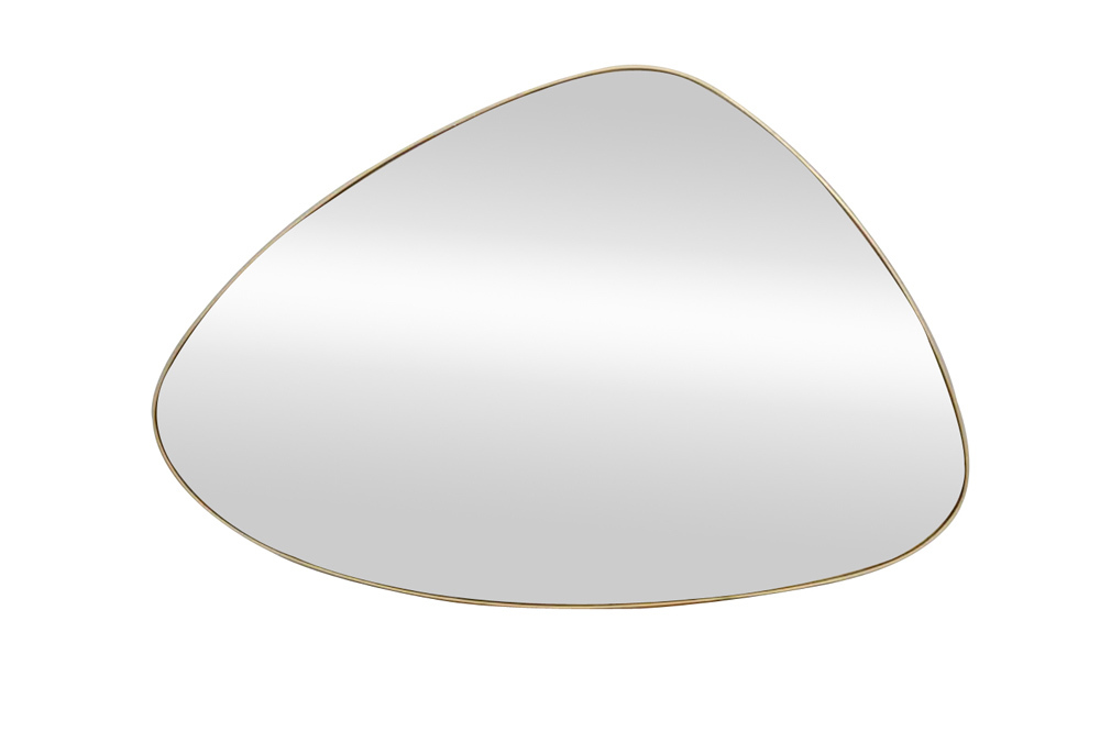Moderner Wandspiegel NOEMI 85cm gold variabel aufhängbar