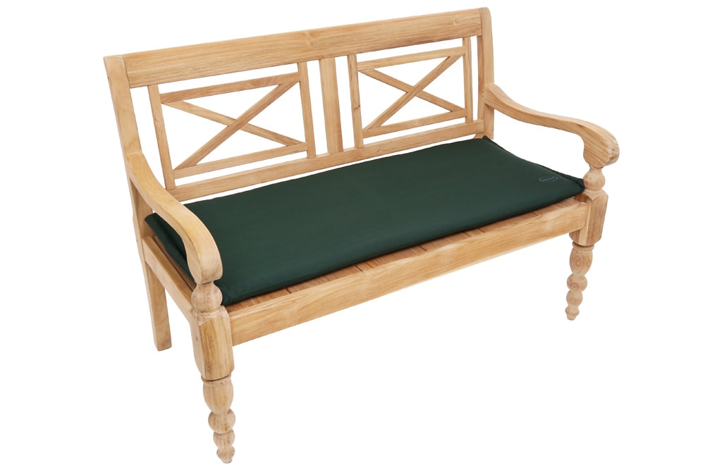 Outdoor Kissen ROG 45x110cm grün Sitzkissen Polster-Auflage für 2-Sitzer Bank