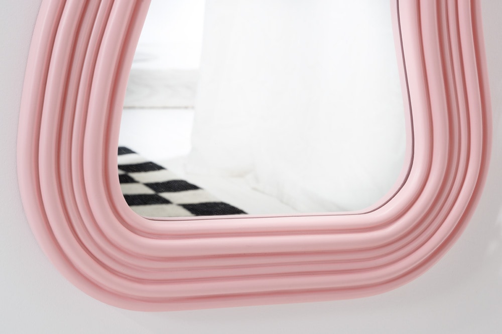 Design Wandspiegel ALICE II 100cm pastell rosa