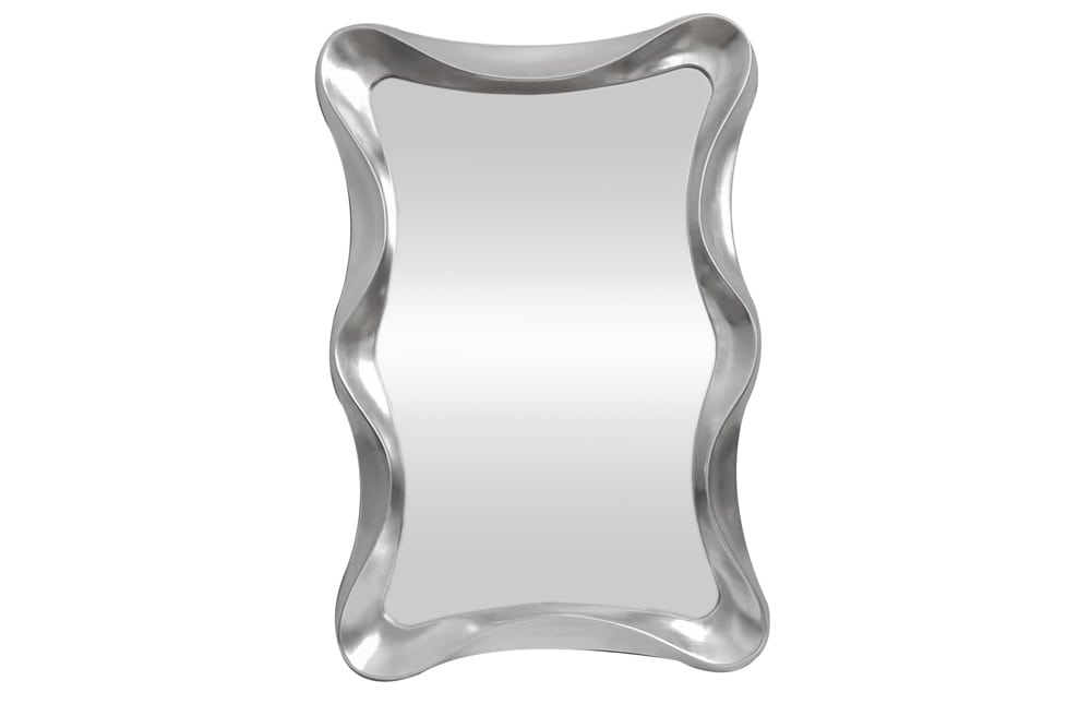 Moderner Wandspiegel ALICE 120cm silber variabel aufhängbar