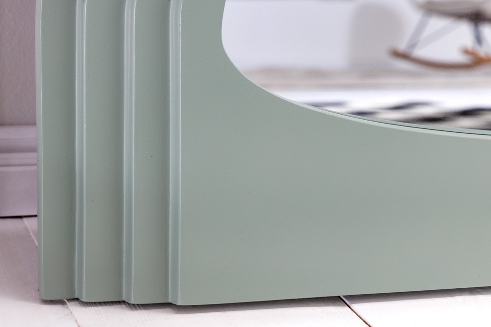 Design Wandspiegel WAVE 160cm salbeigrün