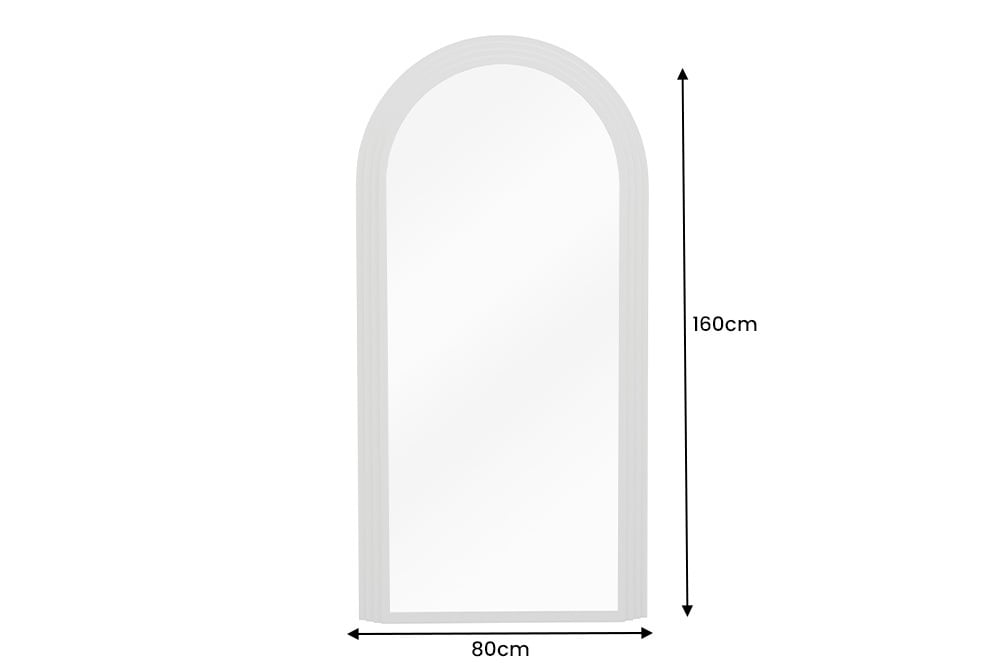 Design Wandspiegel ART DECO 160cm greige