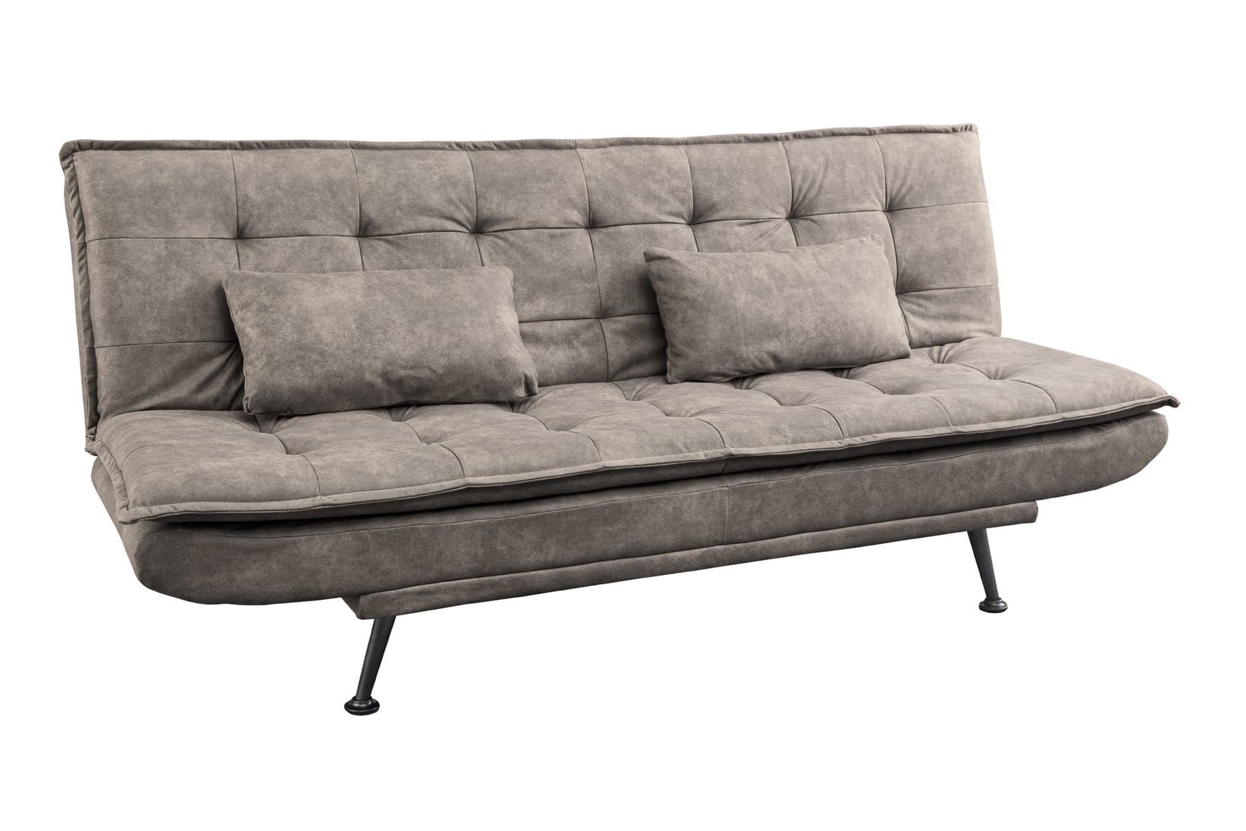 Modernes Schlafsofa JAZZ 190cm antik taupe Microfaser 3-Sitzer Couch