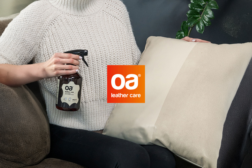 Lederreiniger OA LEATHER CARE 250ml PFC und VOC frei für Ledermöbel