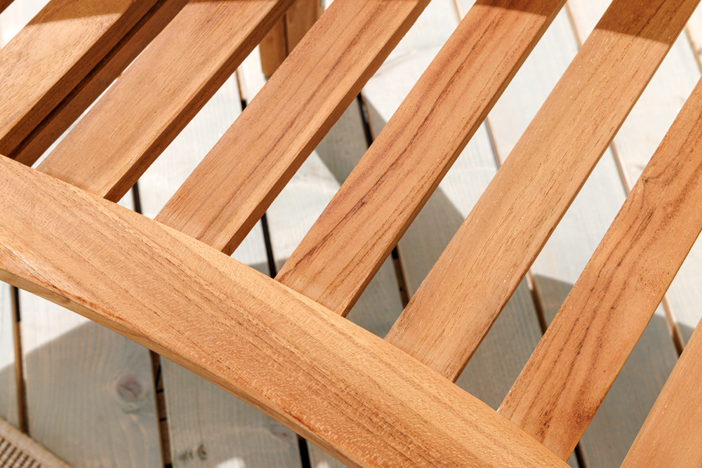 Massive Gartenbank EMPIRE TEAK 120cm natur Teakholz