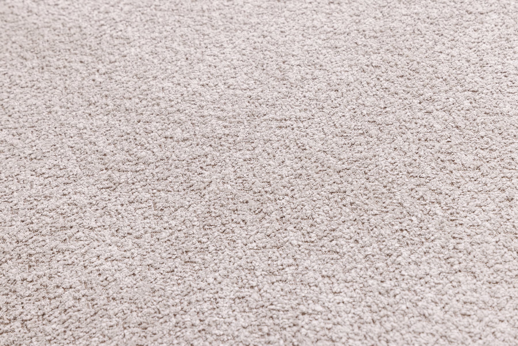 Großer Hocker HEAVEN 100cm champagner beige Bouclé Polsterhocker Federkern