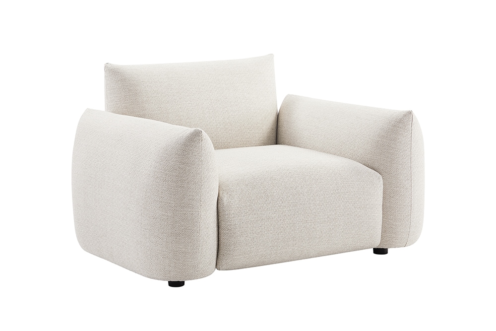 In- und Outdoor Gartensessel SEAHAWK creme Aluminium Olefin 1-Sitzer Sofa wetterfest