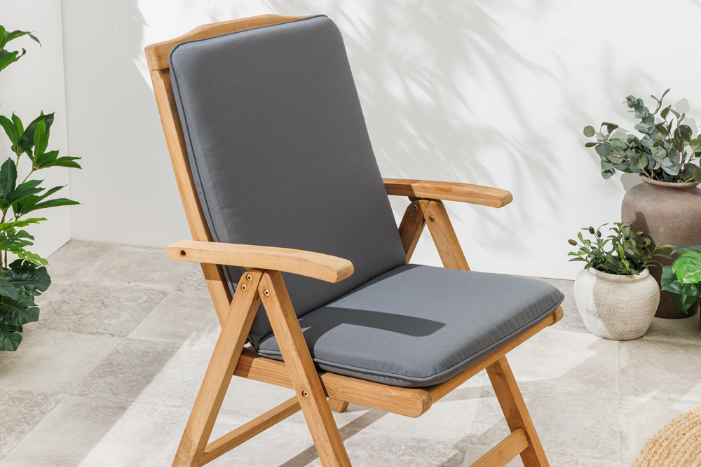 Massiver Gartenstuhl EMPIRE TEAK Teakholz klappbar