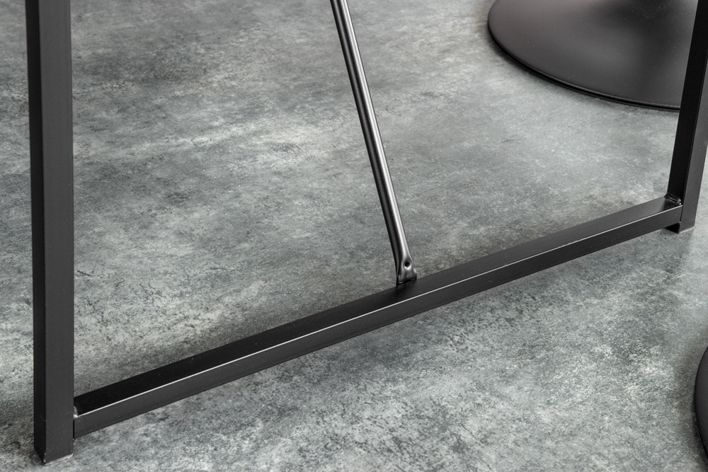 Moderner Bartisch SLIM LINE 120cm graphit Metall Tresen Stehtisch