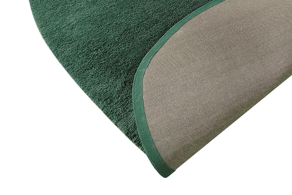 Design Teppich ORGANIC 180x120cm grün Hochflor Indoor-Teppich organische Form