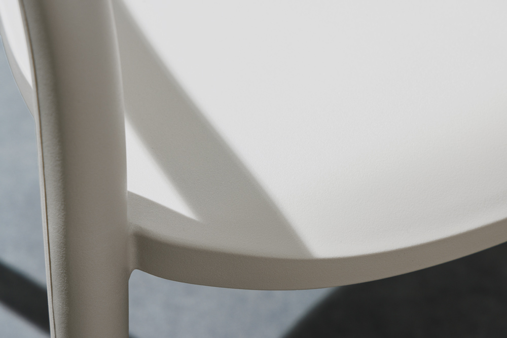 In- und Outdoor Gartenstuhl STUDIO ITALIA taupe stapelbar wetterfest