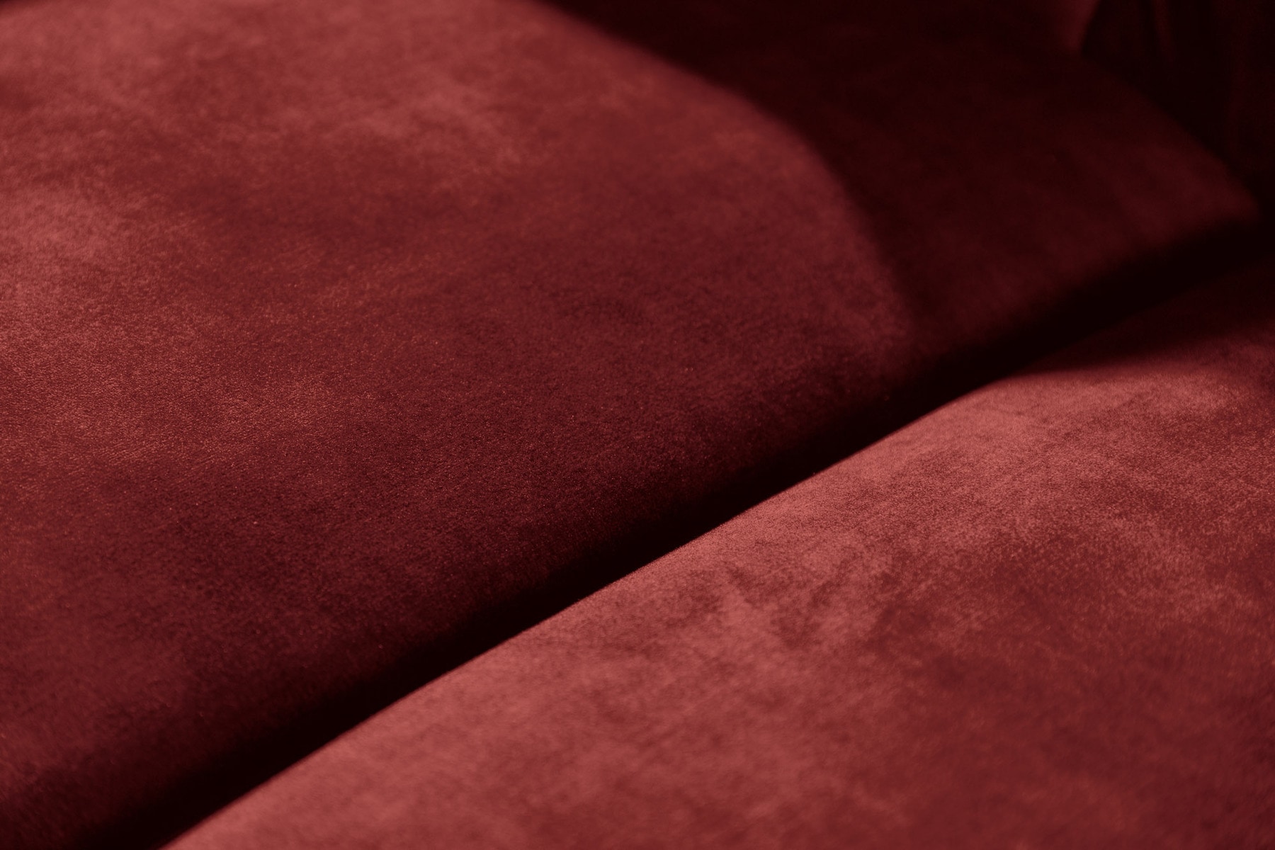 Barock Sofa CHESTERFIELD 205cm bordeaux rot Samt Federkern Knopfheftung 3-Sitzer Couch
