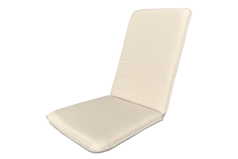 Outdoor Sitzkissen COMFORT LINE 50x122cm beige für Hochlehner-Stuhl Polsterauflage