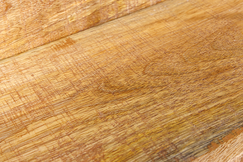 Massives Wandregal MAKASSAR 140cm natur Mangoholz handmade